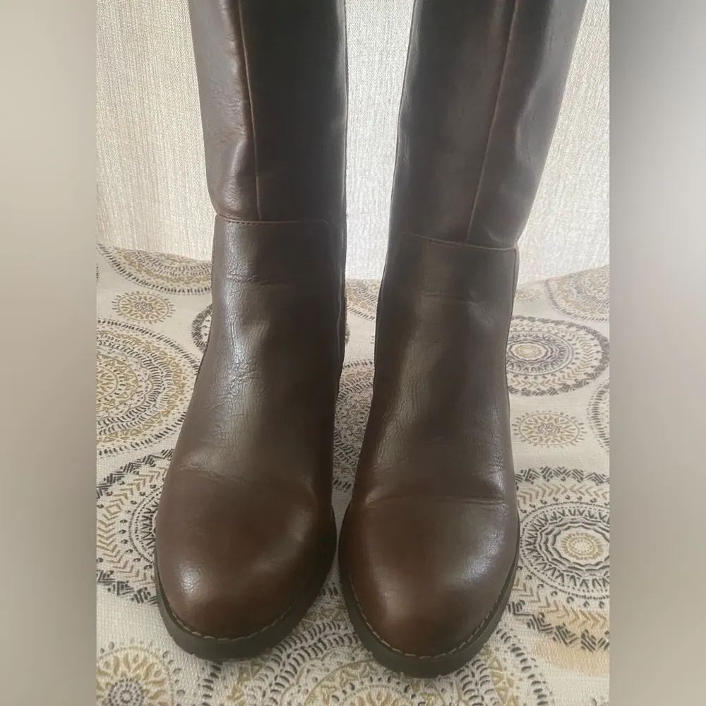 Eurosoft by Sofft Maynard ES0009400 Womens Brown Leather Knee High Boots 7 - Image 8