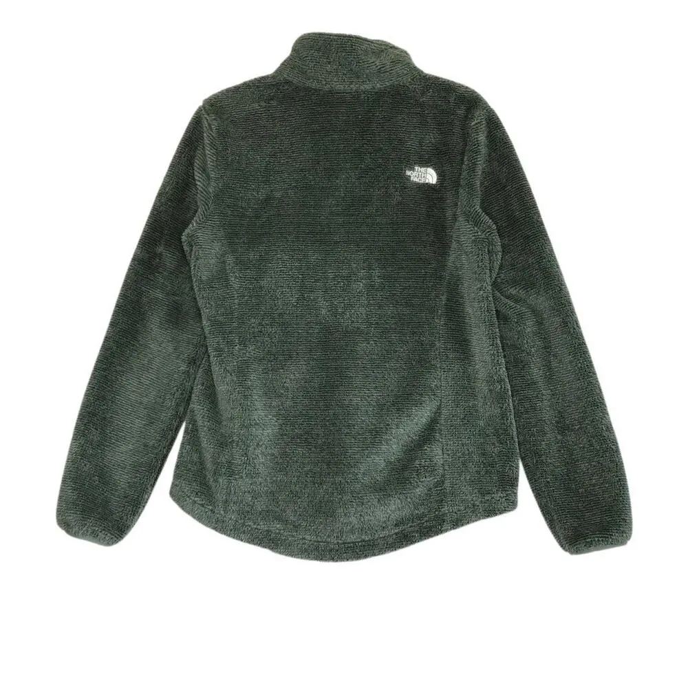 THE NORTH FACE Osito Fleece Jacket Women M Forest Green Outdoor Athletic Travel - Image 3