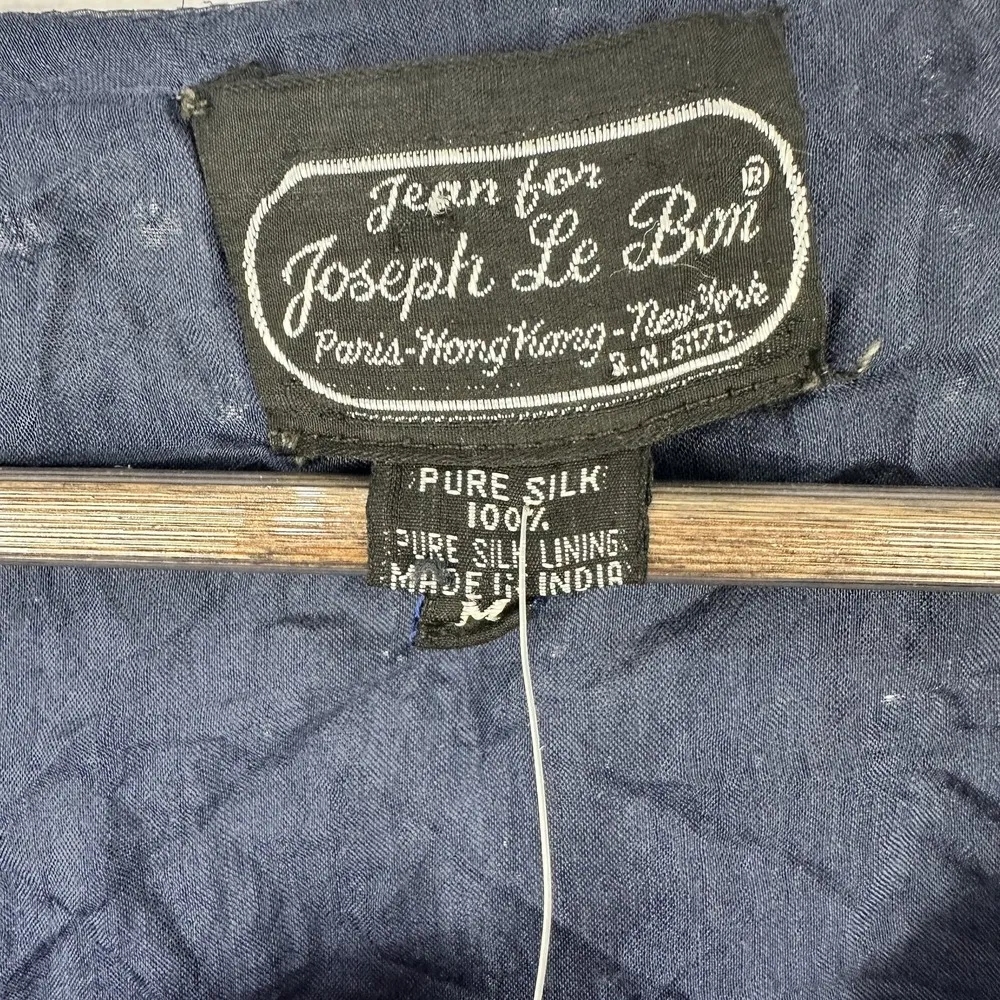 Vintage Joseph Le Bon Shirt Womens Medium Pure Silk Sequin Beaded 90s Glam Party - Image 4