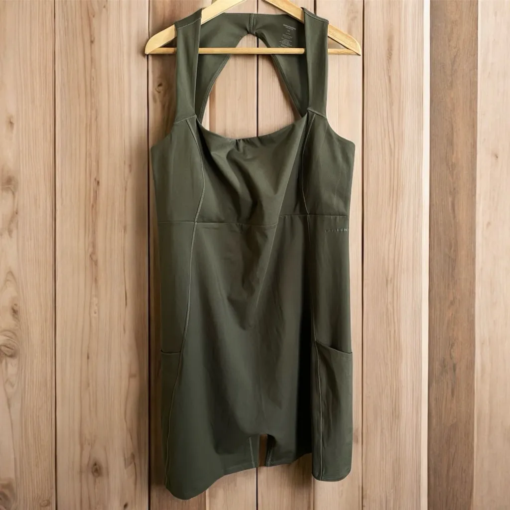 NWT Girlfriend Collective Terrace Tina Open Back Unitard Green - 5X - Image 3
