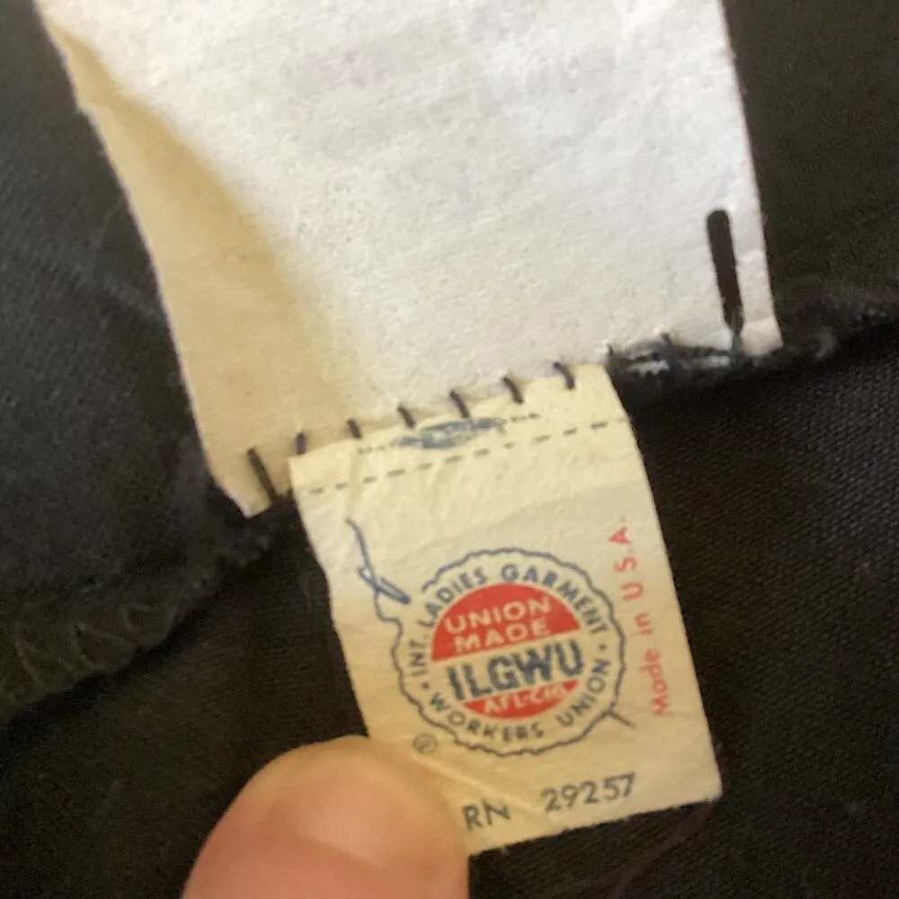 Vintage High Waist Career Pants Black Size 12 - Image 4