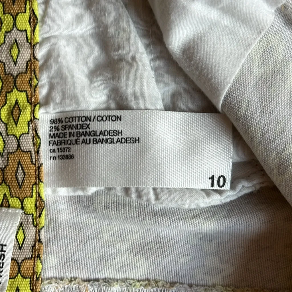 Joe Fresh•70’s Geometric pattern shorts•sz 10 - Image 8