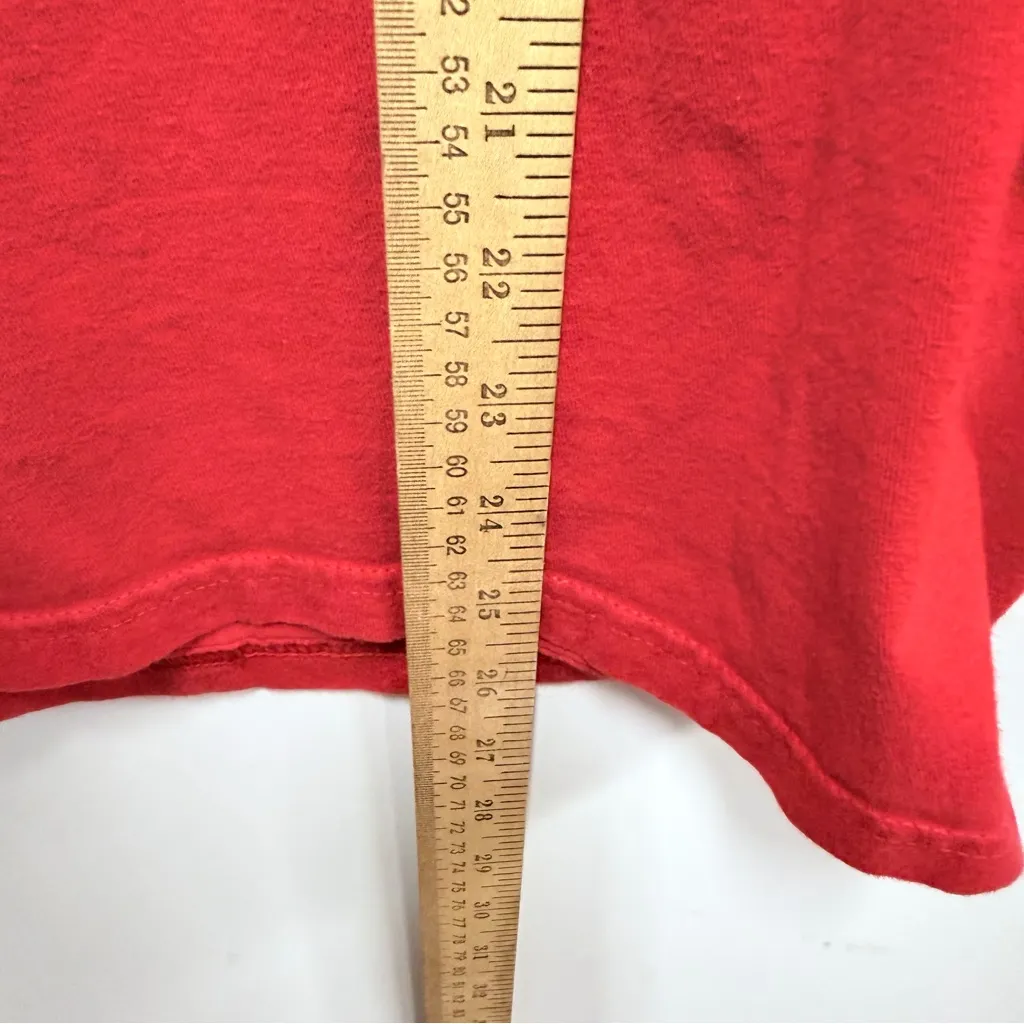 Champion 90's Vintage 100% Cotton T-Shirt Red Size Medium - Image 9