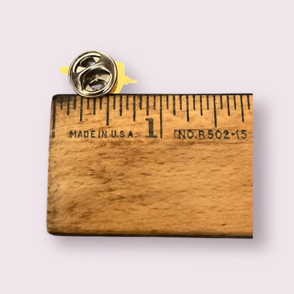 Vintage Alpha Lambda Delta Honor Society Gold Tone Lapel Pin Academic - Image 6