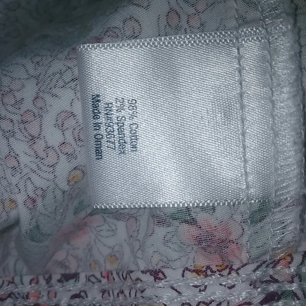 JCP 10 29 Chintz Skort Cotton in Pink Floral on White Size M - Image 7