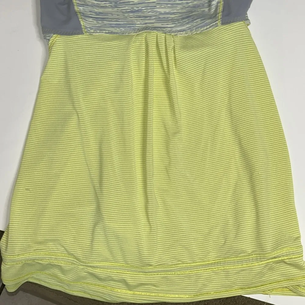 Lululemon  - No Limit Tank. Yellow and Grey. - Image 3