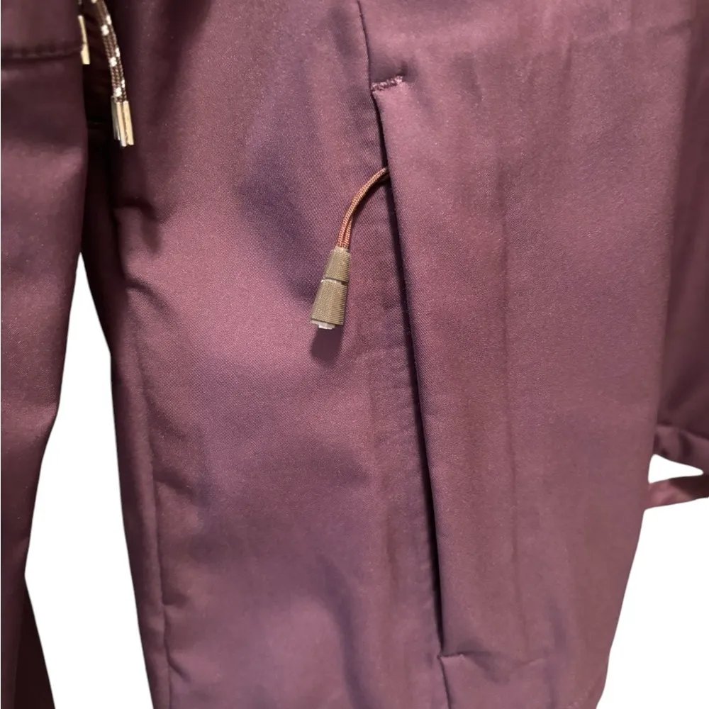 Orage Soft Shell Lightweight Ski Jacket Coat L Purple Fleece Lined Waterproof Size L - Image 3