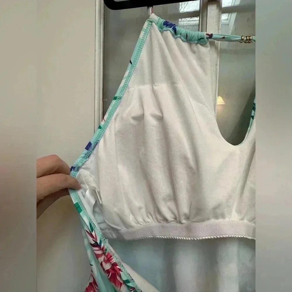 Liz Claiborne | Tropical Floral Tankini Swimsuit Top Size 22W NWOT - Image 6