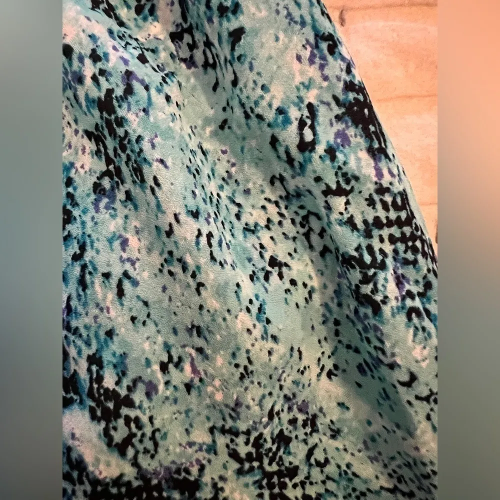 ADRIENNE VITTADINI L Flutter-Sleeve Crepe Python Maxi Dress - Image 13