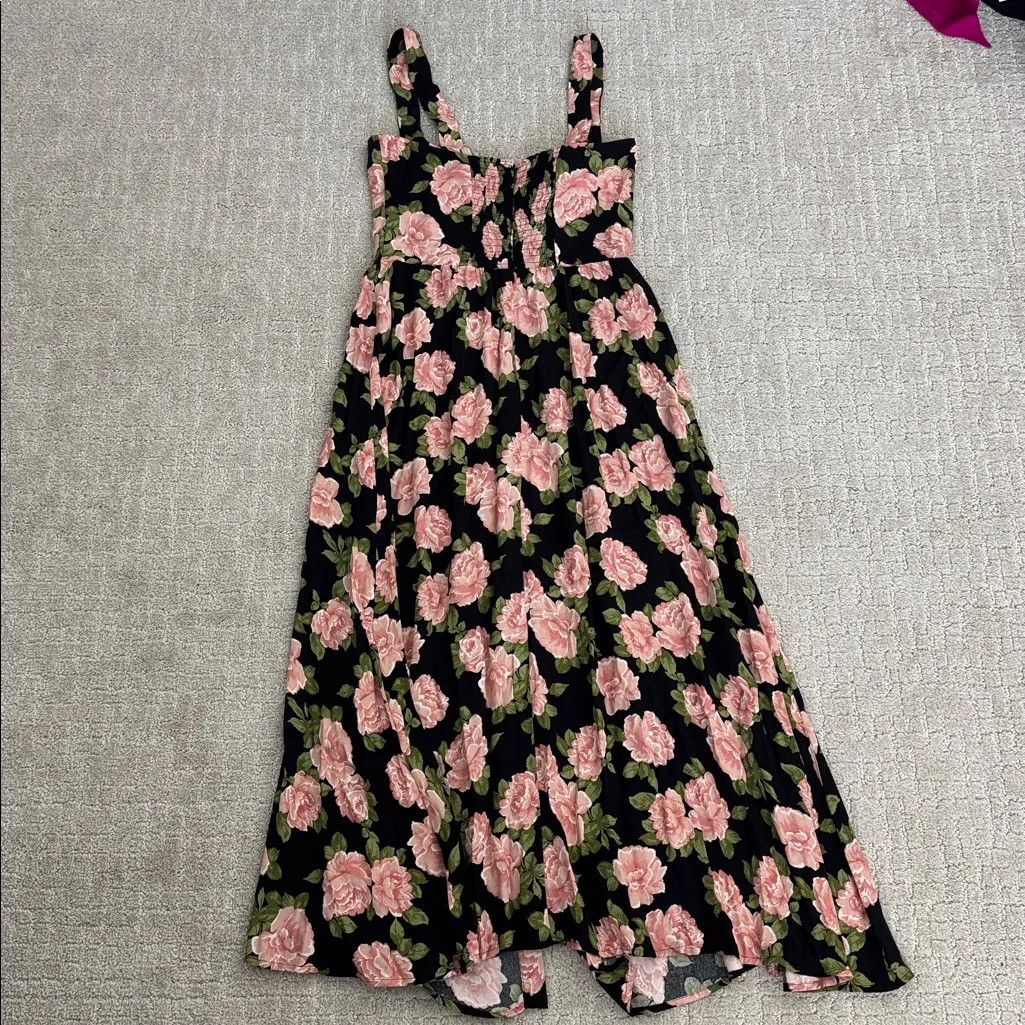 Reformation Saltillo Floral Rosalia Print Midi Dress Coquette Feminine sundress - Image 6