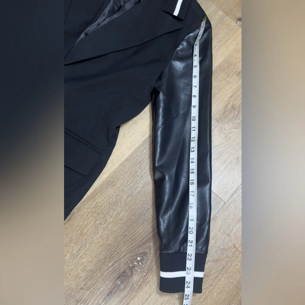 Avec Les Filles Black Blazer with Gold Buttons 🏆 - Image 6