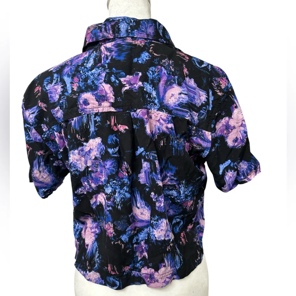 Vans  Cabbie Woven Cropped Button Down - Image 6