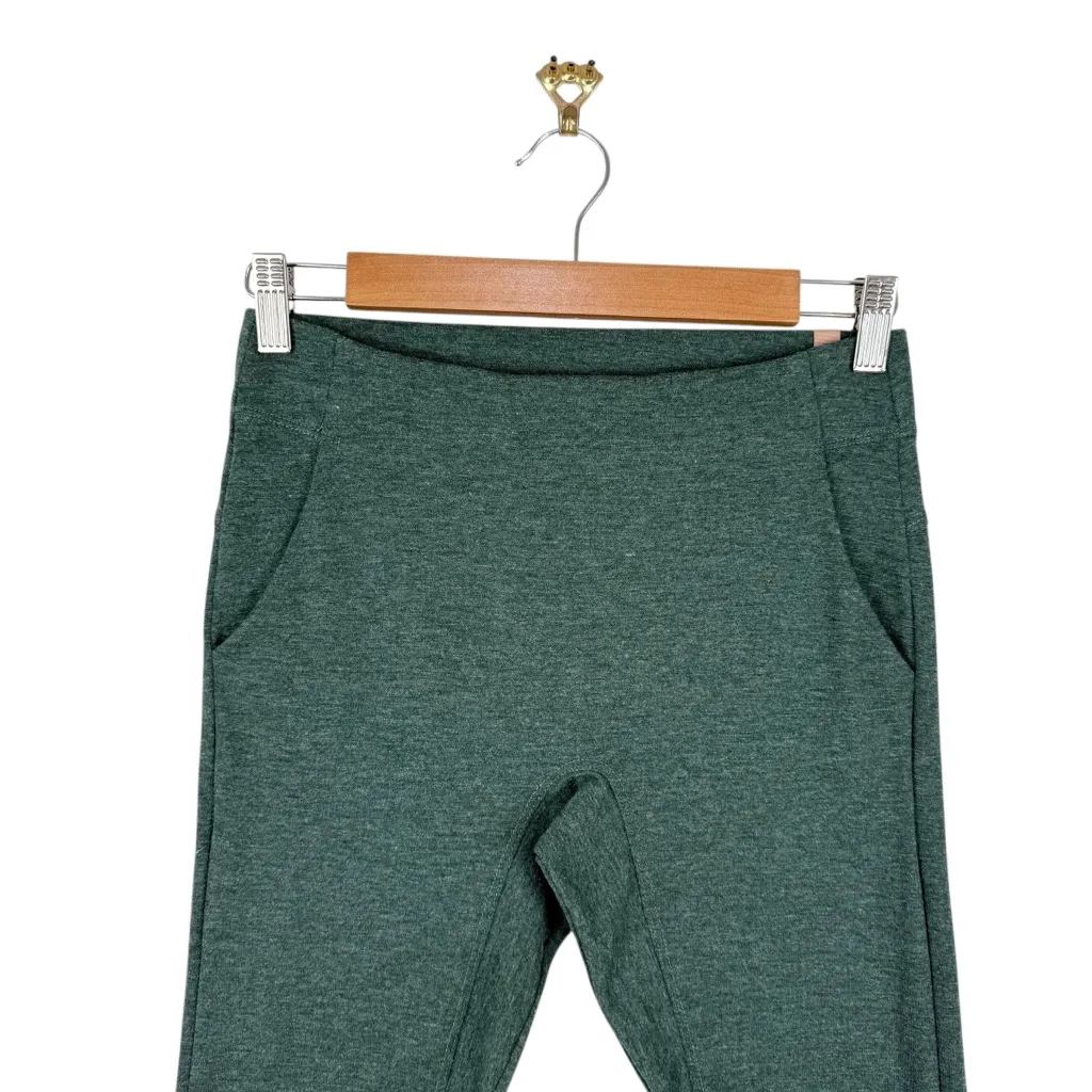 LUNYA Restore Pocket Leggings Heather Green Sz XS Sleep Lounge Stretch Knit - Image 2