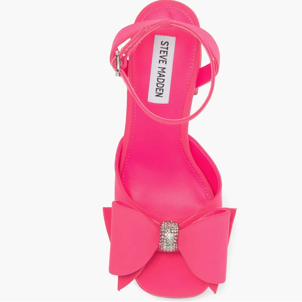 NEW Steve Madden Aerin Bow Platform Sandal (Women) 9M, PINK - Image 6