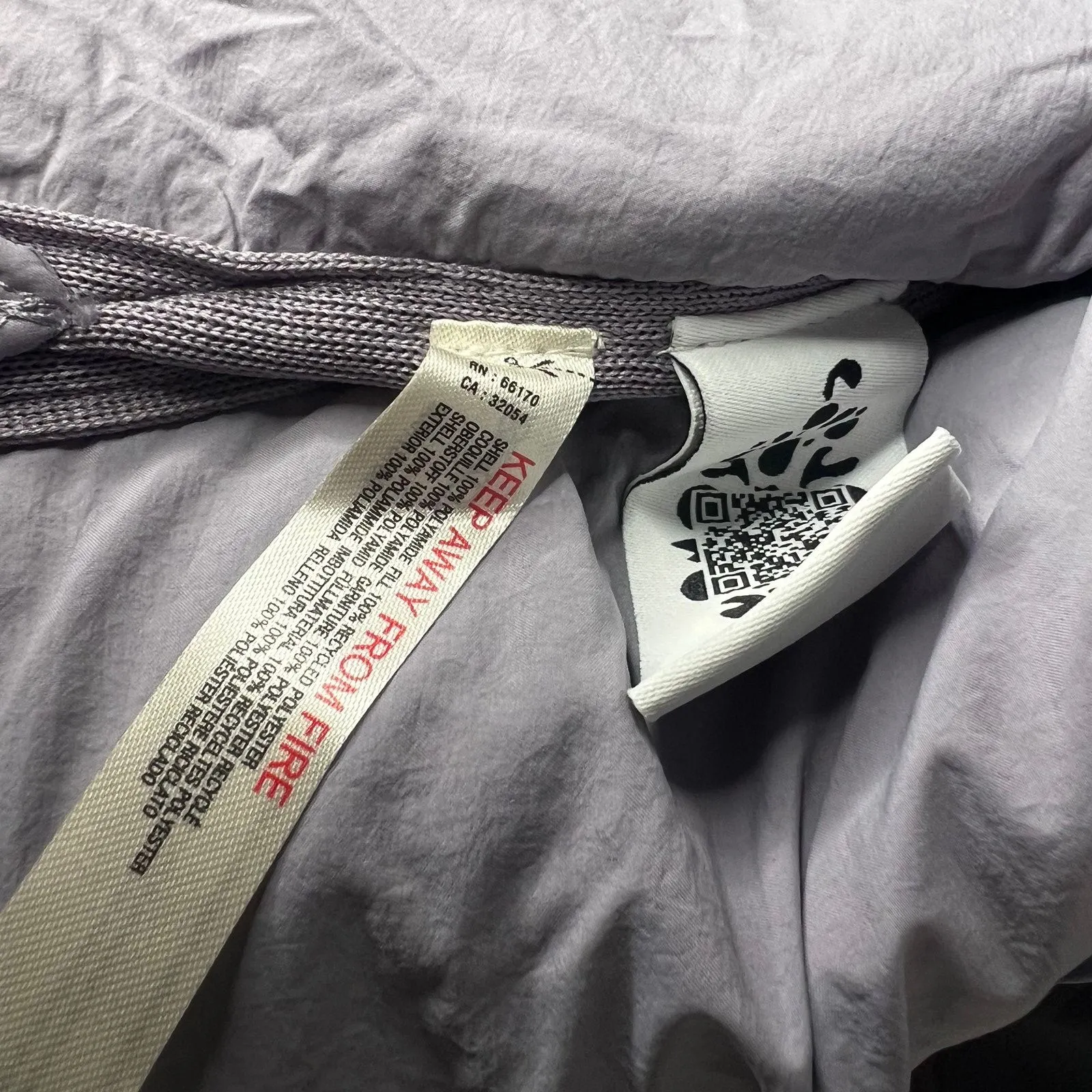 Free People Pipa Stripe Quilted Packable Puffer Jacket Size Small - Image 8