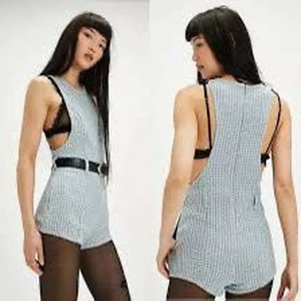 Free People  Mod Mini Romper, NWOT. Size 10 - Image 2