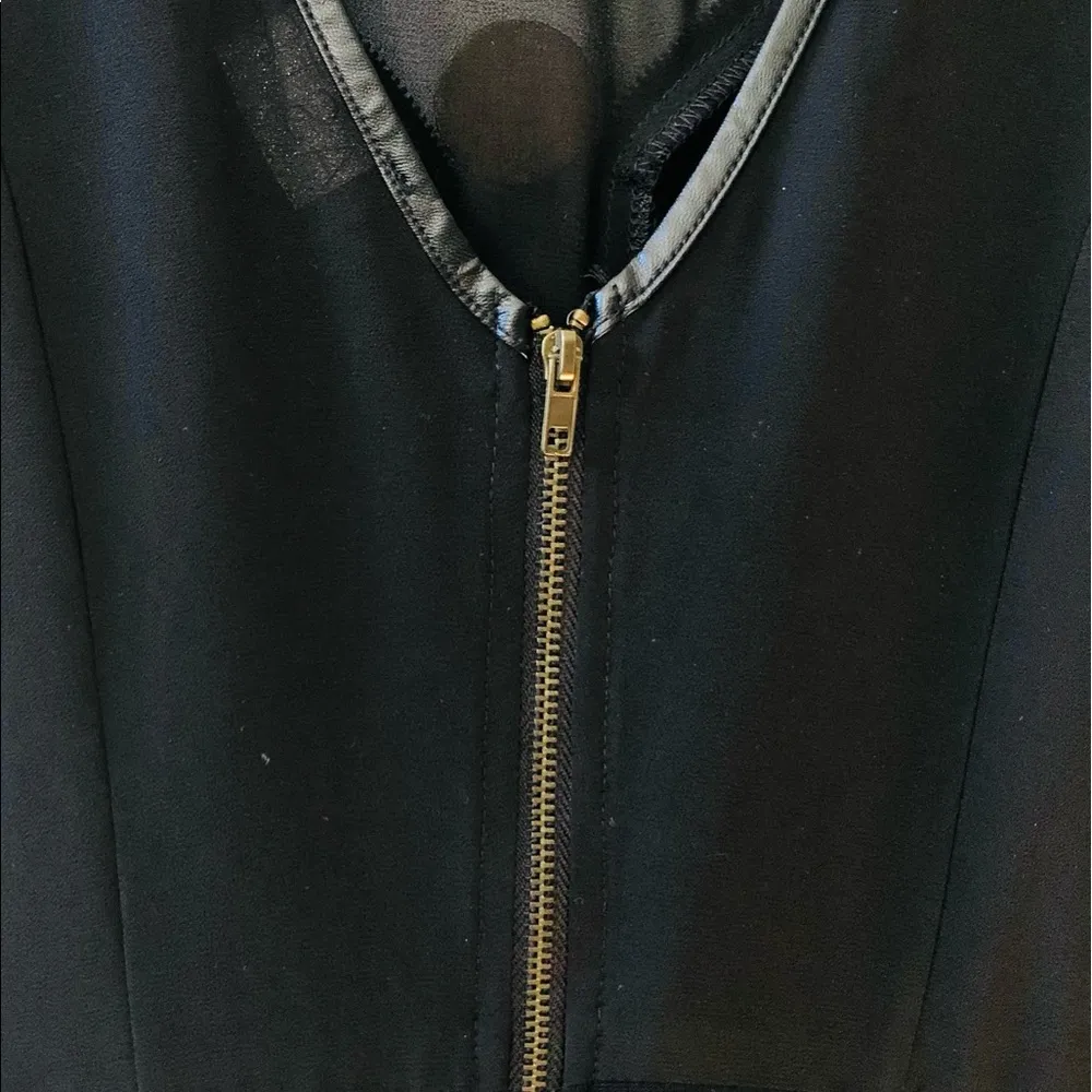 ASTR Sleeveless Cut-Out Mesh Black Bodycon Cocktail Dress, sz. XS - Image 9