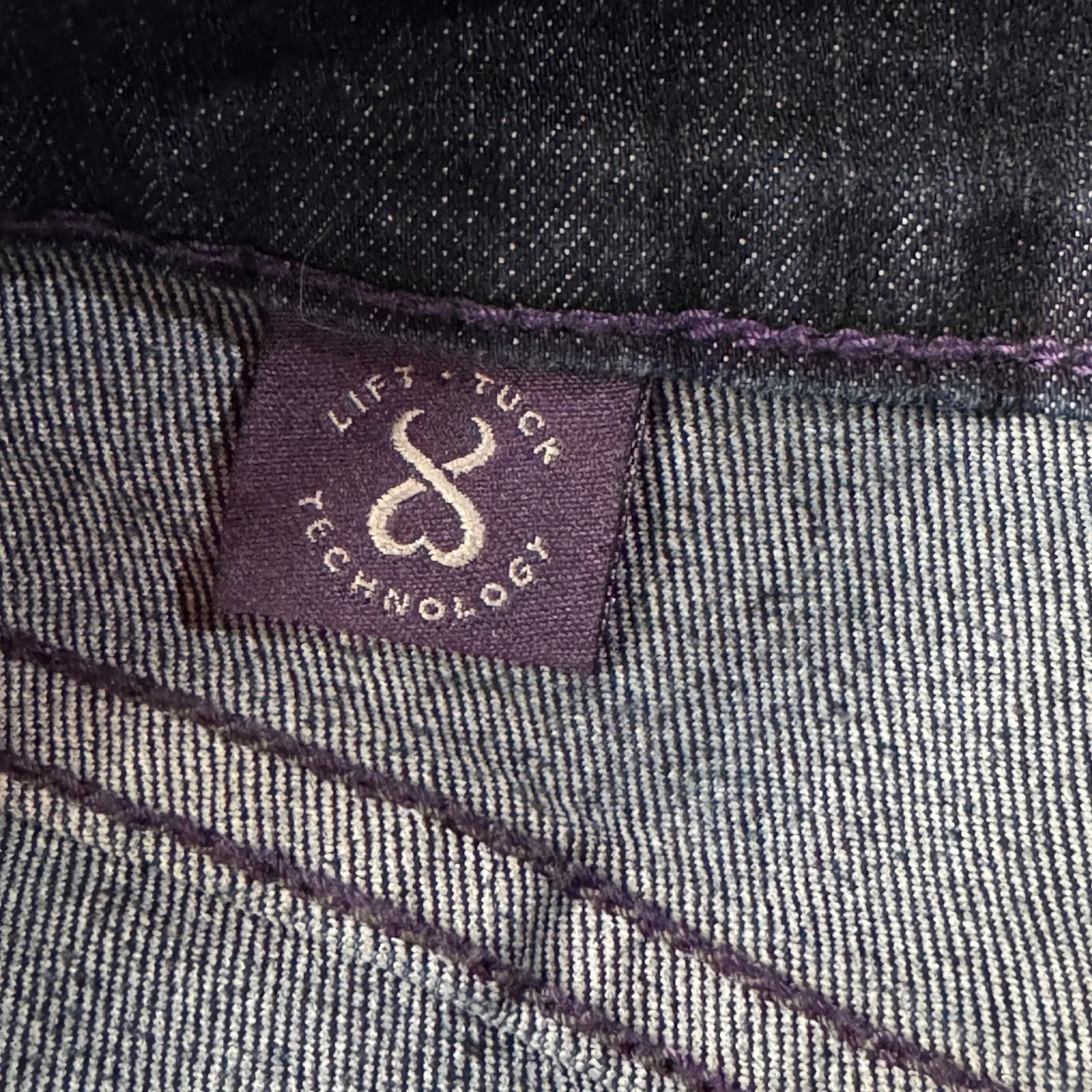 NYDJ SZ 8 Bootcut Jeans Stretch Mid-Rise Embroidered Rhinestones Zip Lift-Tuck - Image 10