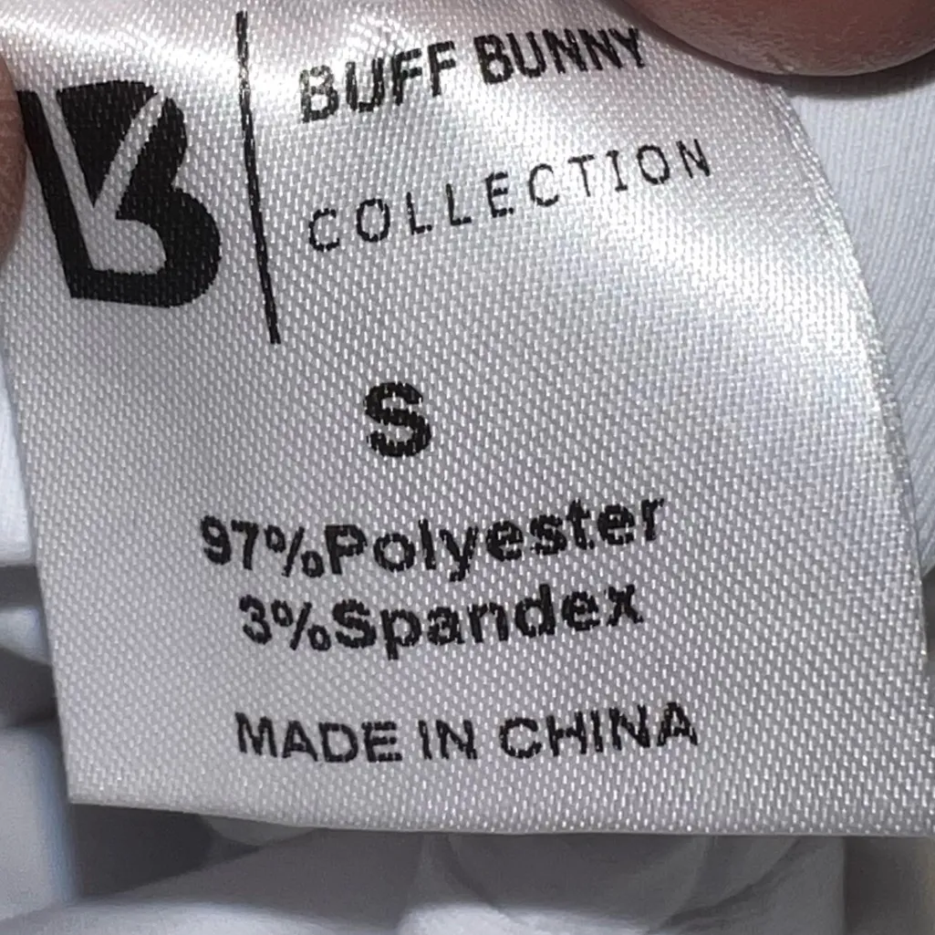 NWT BuffBunny‎ Collection Limitless White Marble Shorts Women’s Size Small - Image 4