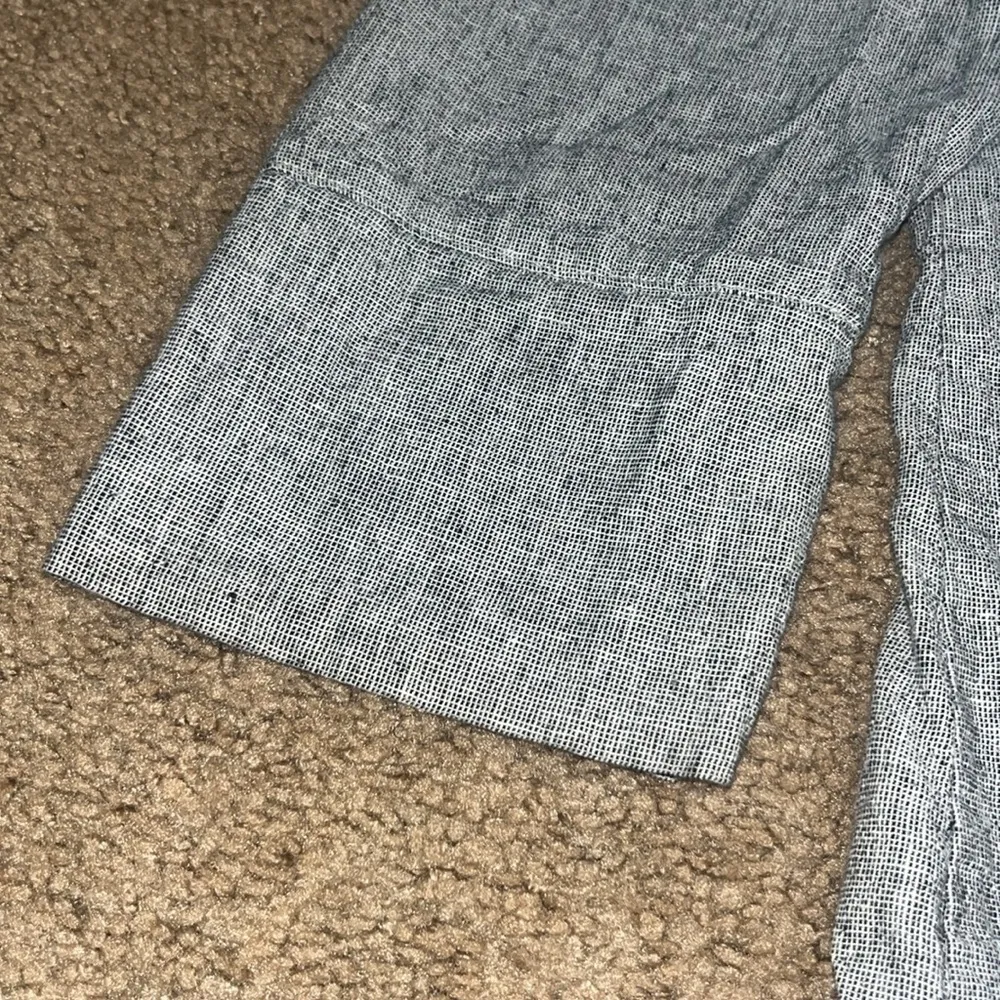 Cut Loose Easy Shirt Linen Cotton‎ Large Black - Image 6