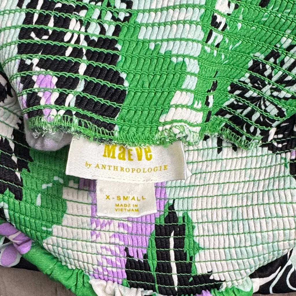 Maeve Vibrant Floral Wide Leg Pants - Image 2