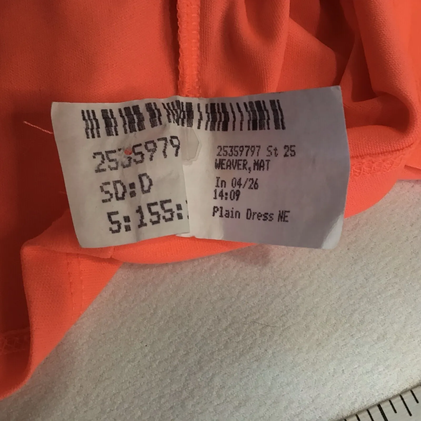 HYFVE Orange Chiffon Ruffle Mini Dress Spaghetti Straps Backless Size M - Image 4