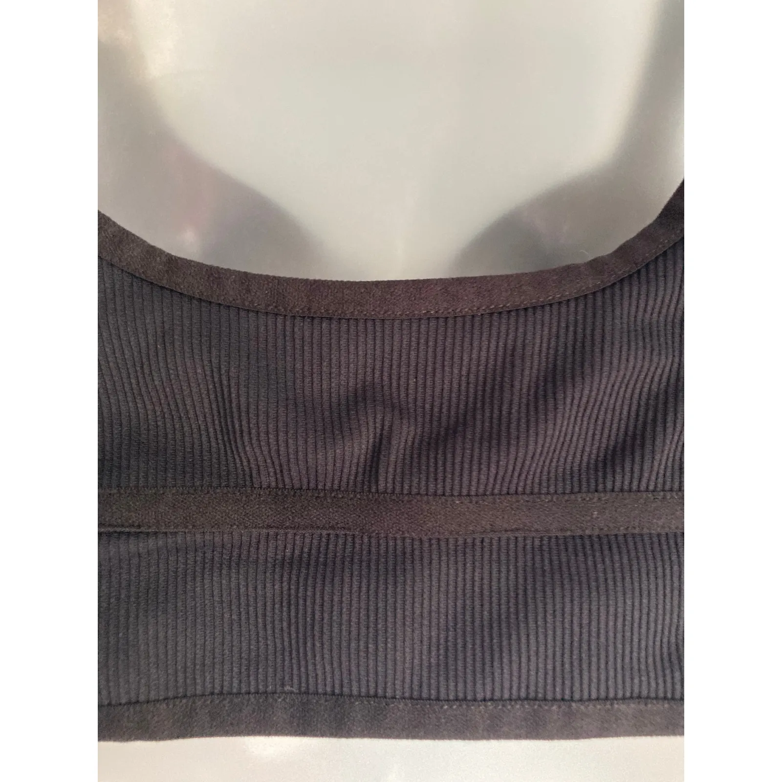 For Love and Lemons Ribbed Bralette Black Medium NWOT - Image 4