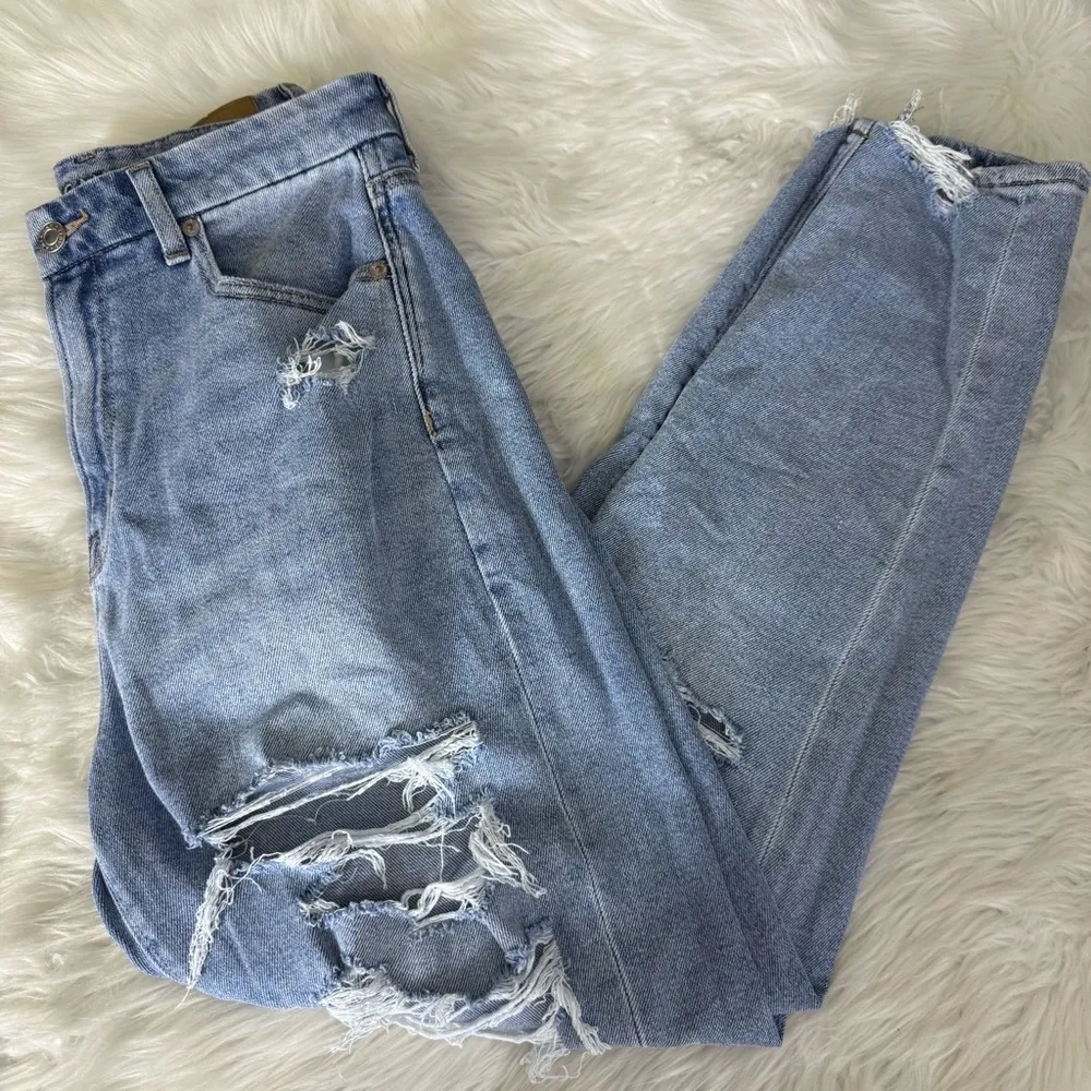 American Eagle Curvy Mom Straight Leg Jeans Size 6 - Image 7