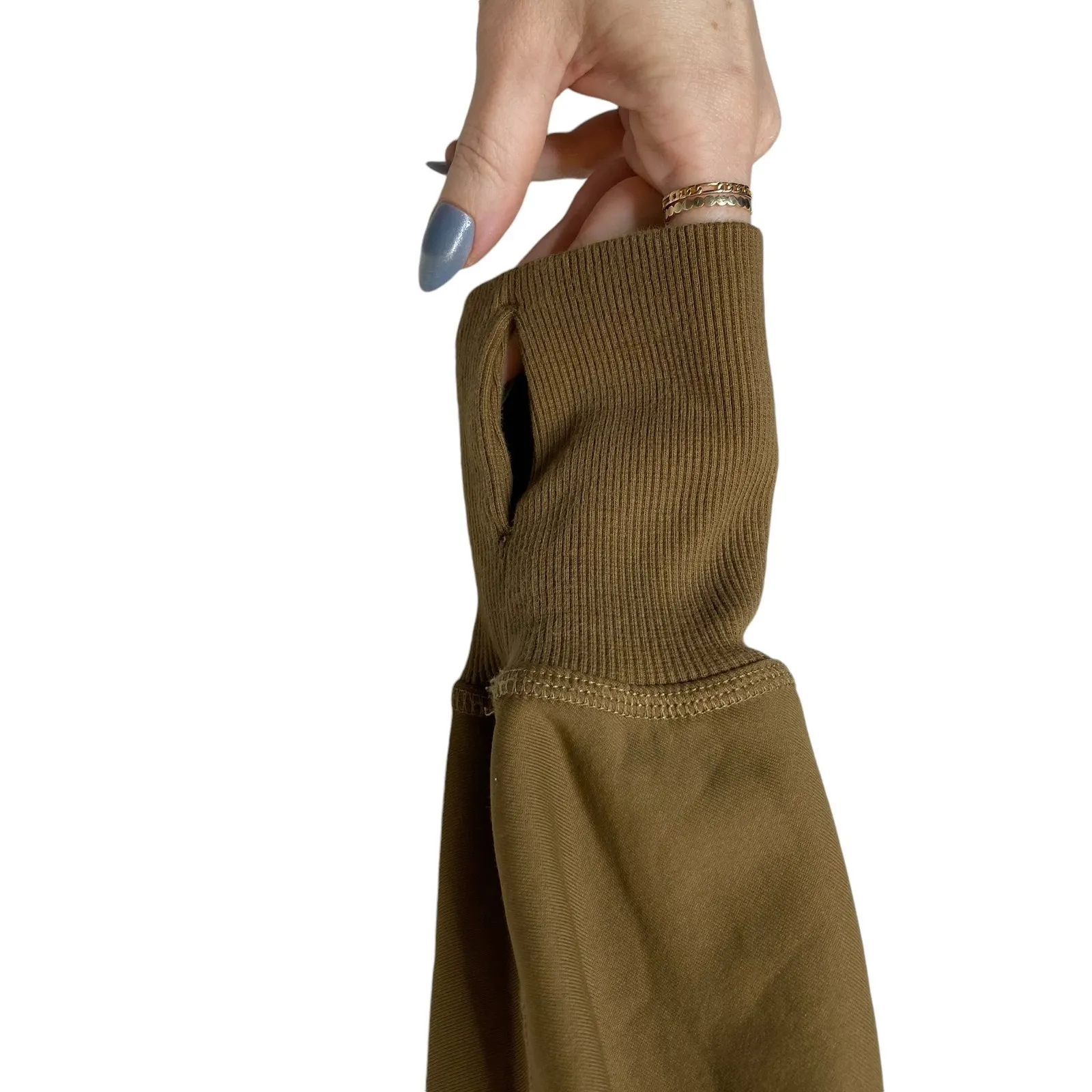 Free People FP Movement Total Eclipse‎ Crop Hoodie Sweatshirt Pullover - Image 4