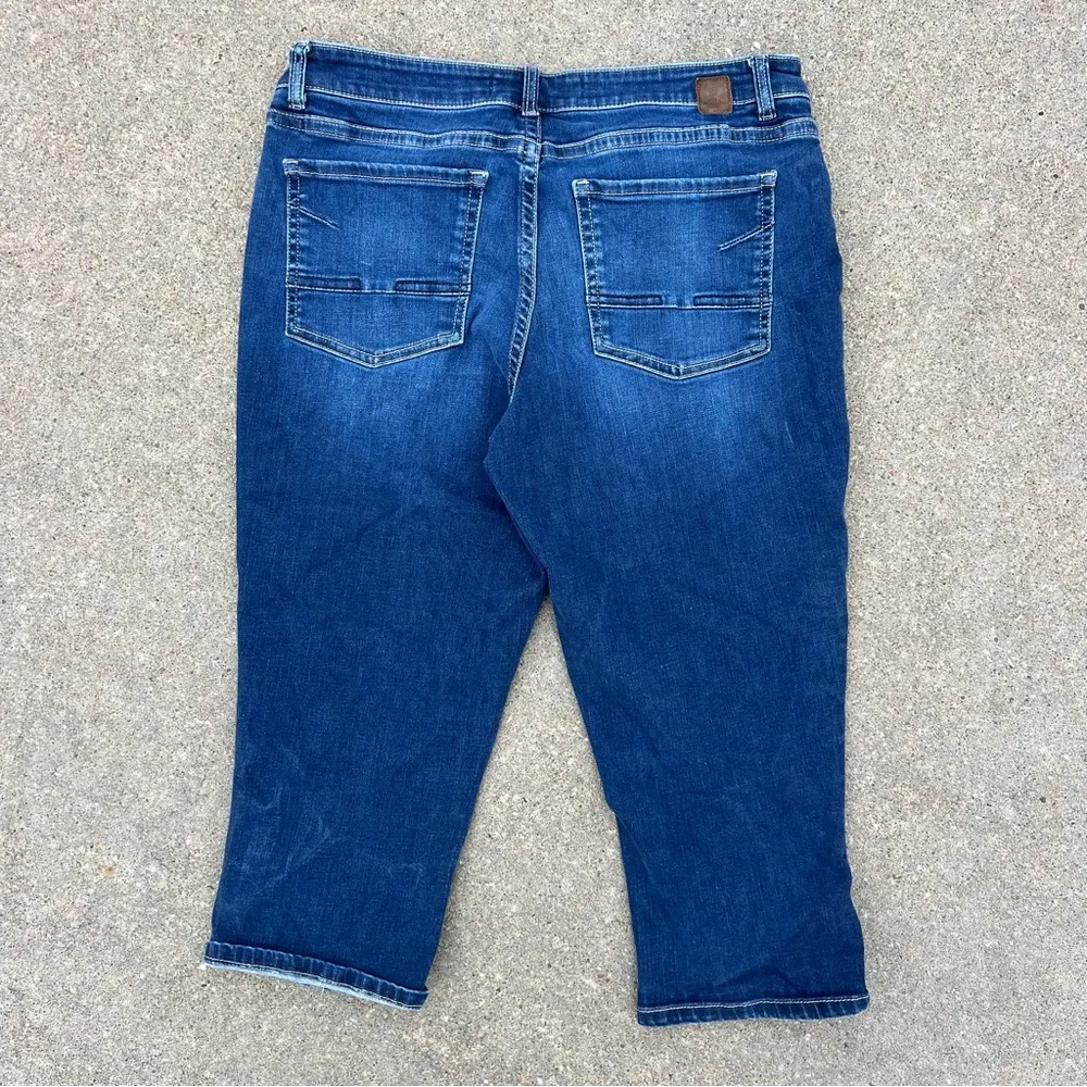 buckle BKE Gabby curvy fit high rise crop blue jeans size 32 - Image 2