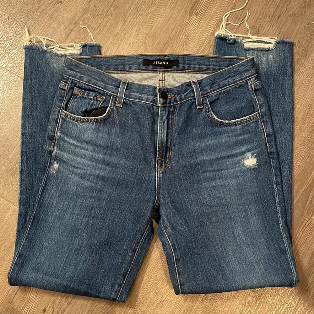 J Brand Johnny Mid Rise Boy Fit Jeans - Image 2