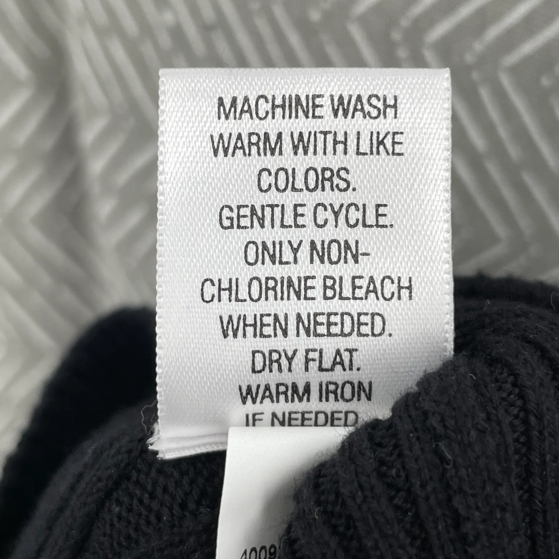 Black Cable Knit Sweater Button Long Sleeve Minimalist Staple Top Size S - Image 6