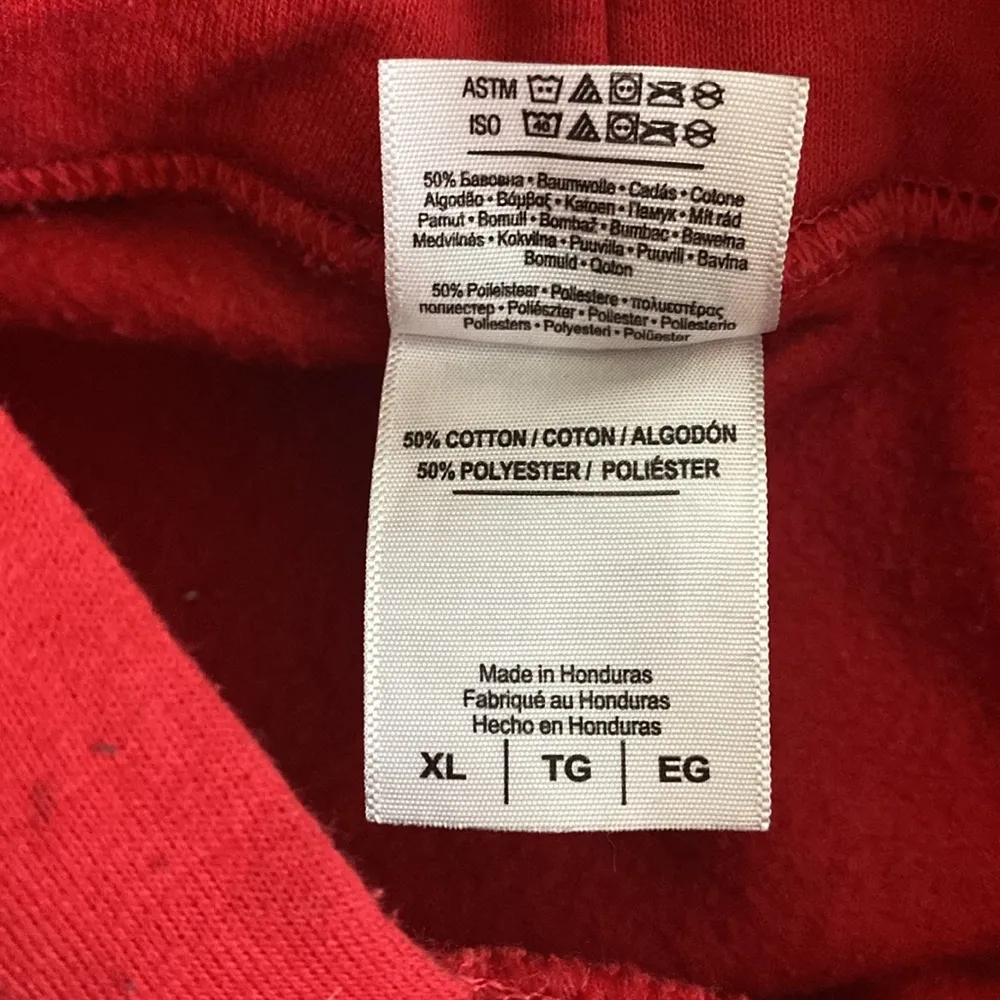 Maryland Terps Field Hockey Red Hooded Sweatshirt Size XL Men's or Women's - Image 5