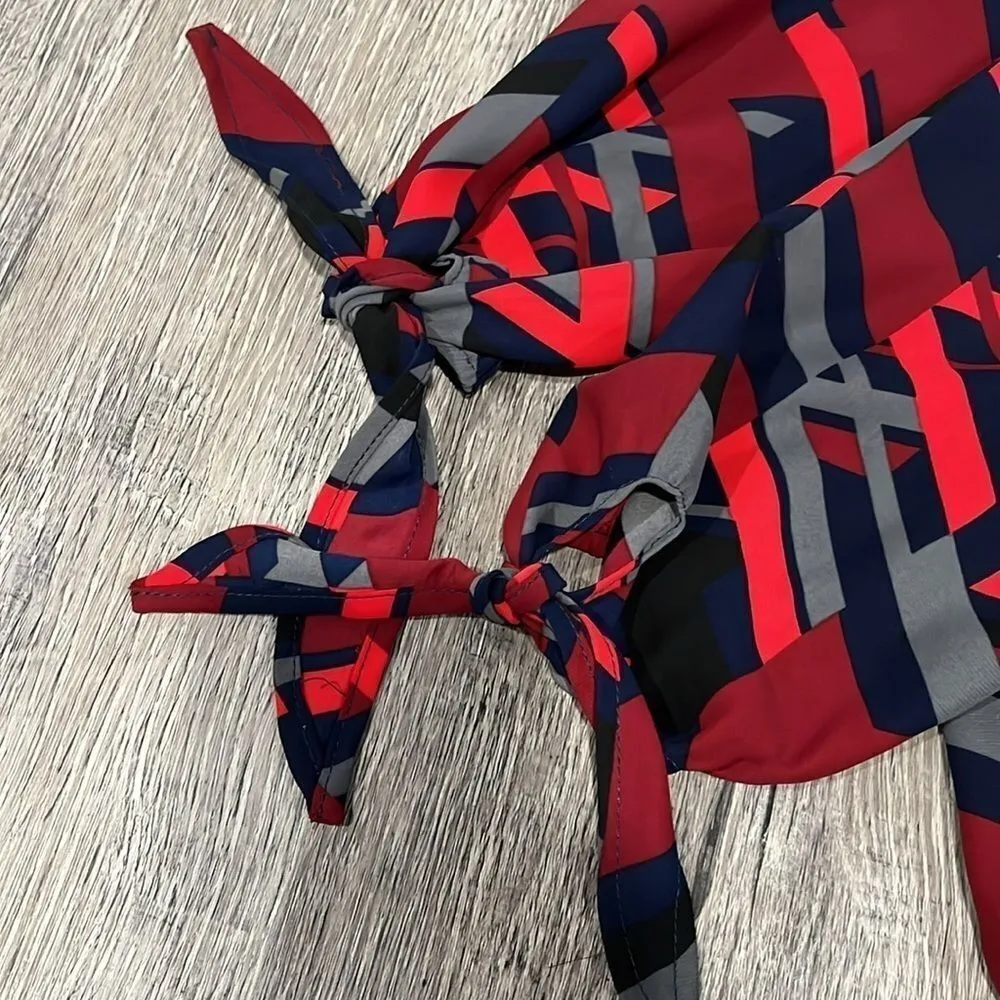 Evereve Allison Joy lightweight long sleeve bow ties cinch turtleneck NWOT - XS - Image 10