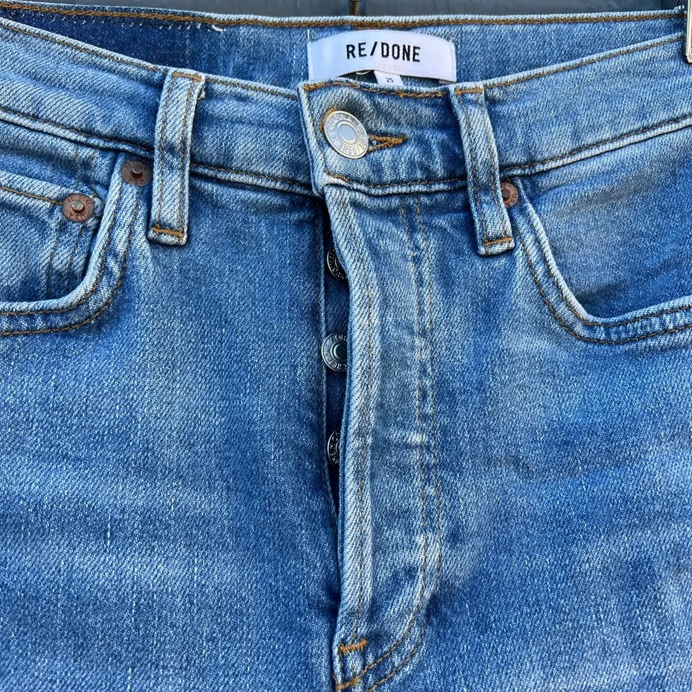 RE/DONE The 70s Comfort Stretch High Rise Stove Pipe Jeans in Rodeo Indi… - Image 9