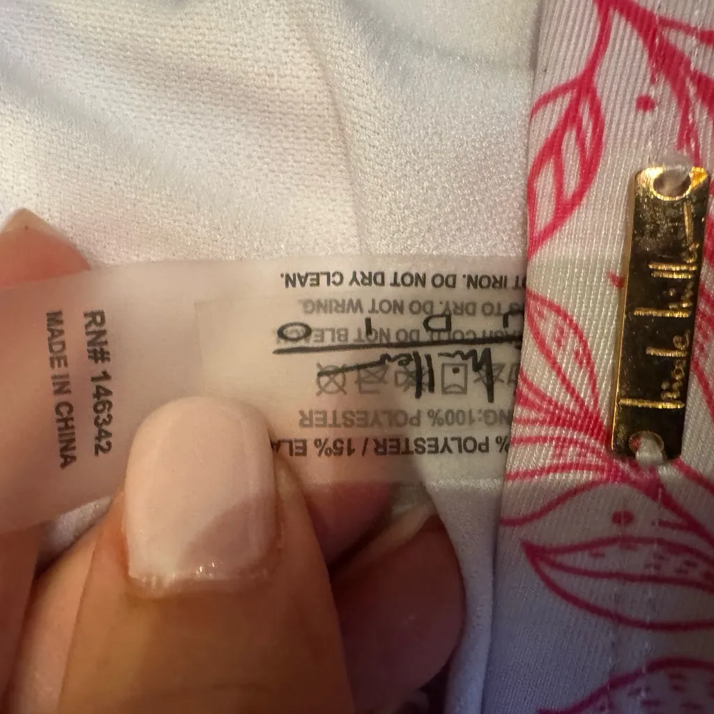 Nicole Miller Studio Tankini & Ruffle Skirt Bottom Bathing Suit Set Vacation Set Pink - Image 8