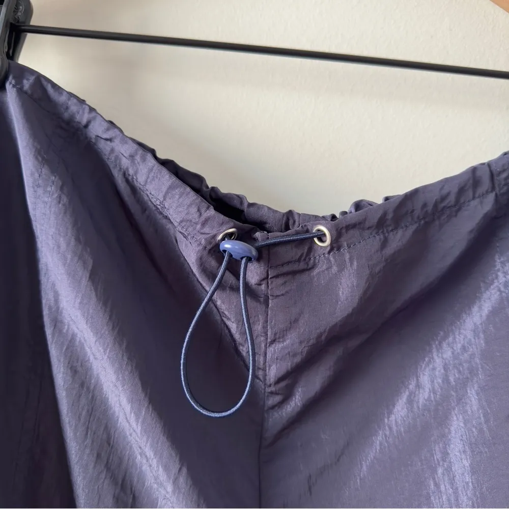 Revolve Superdown Ruby Parachute Pant Stylish Navy Cargo Pants adjustable waist - Image 5