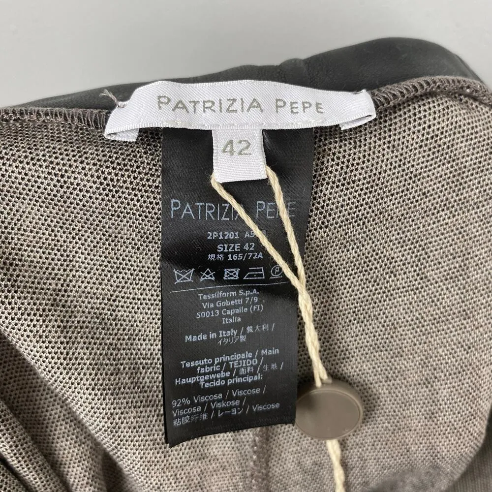 Patrizia Pepe Glen Plaid Trouser Shorts Size IT42 US 6 Black - Image 4