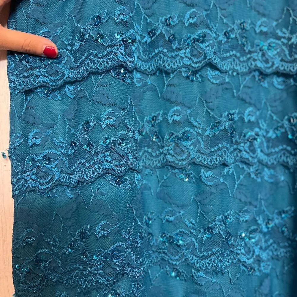 Blue dress Size L - Image 4