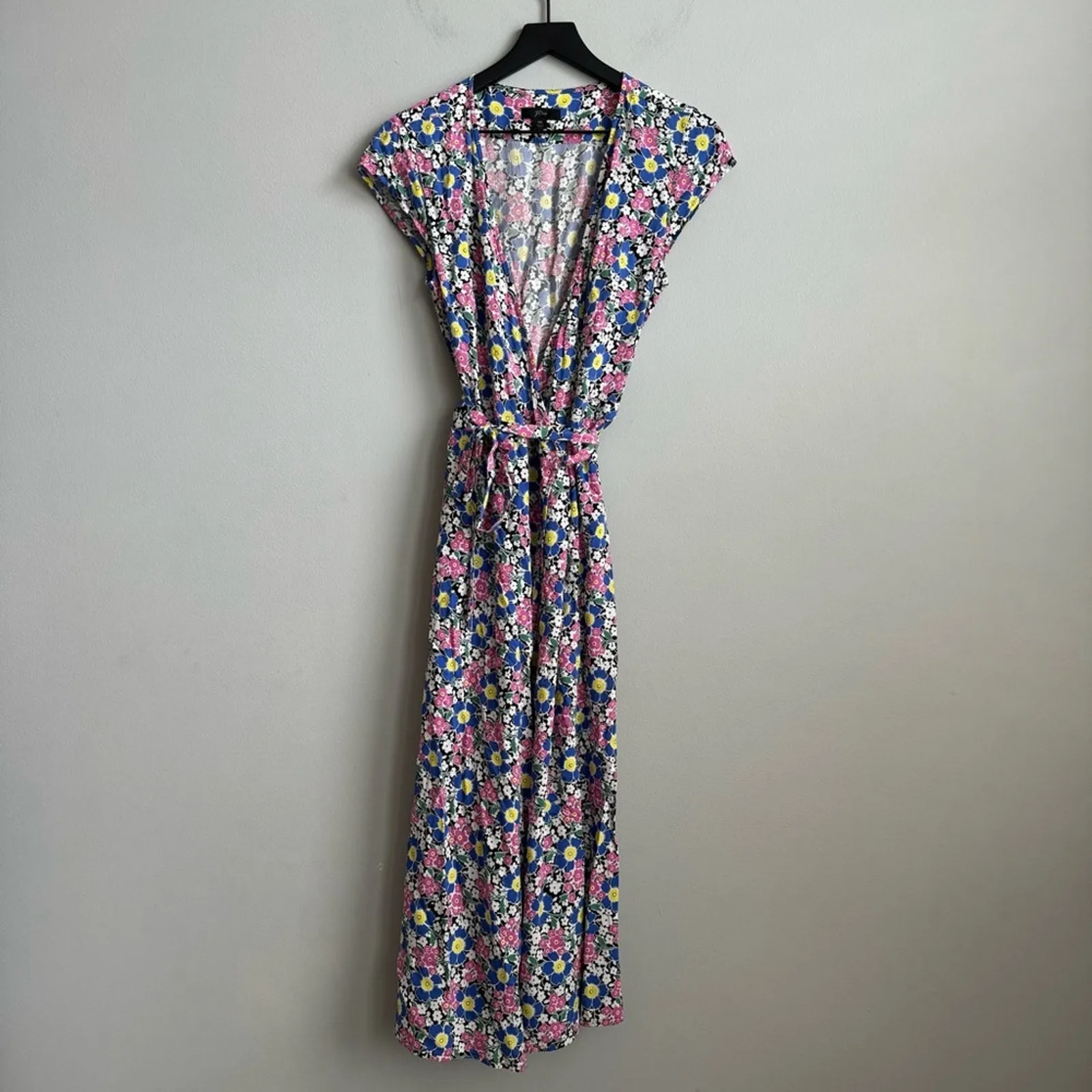 J.Crew Fabrizia Floral Print Wrap Dress Size XS Style L4133 - Image 5
