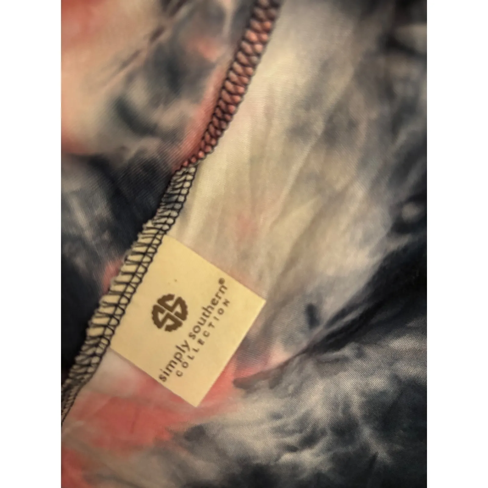 Simply Southern Oversized Tie-Dye Twist-Back Top Size Small (Fits M) | NWT - Image 5