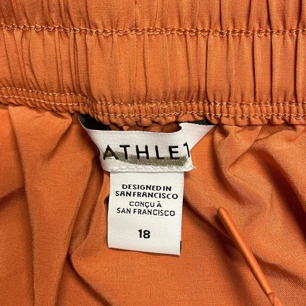 NWT Athleta Arrival Skirt Orange Midi Maxi Womens Size 18 Plus Orange Clay - Image 4