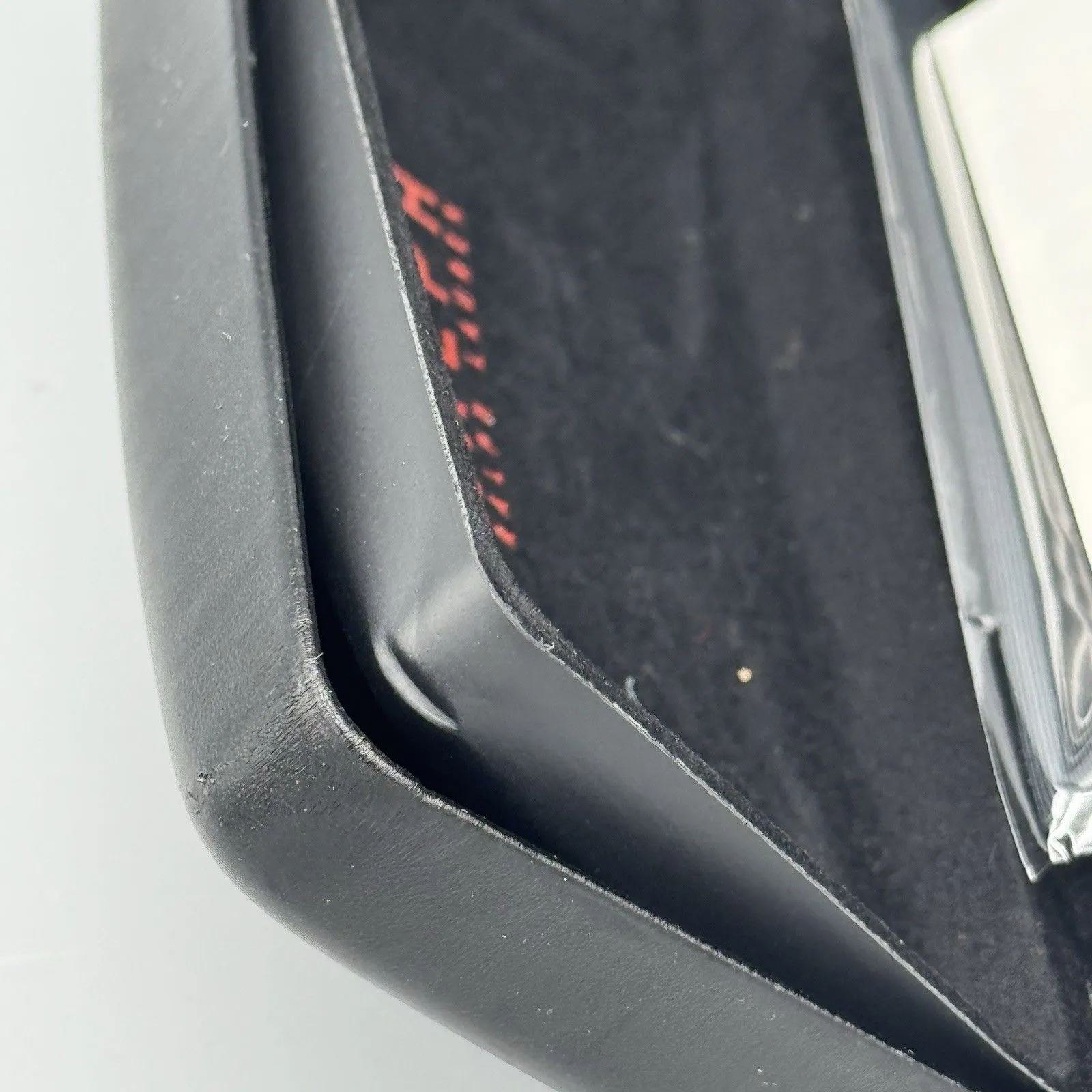 Black Ralph Lauren Hard Eyeglass Storage Clamshell Case Unused Cloth NO Glasses - Image 5