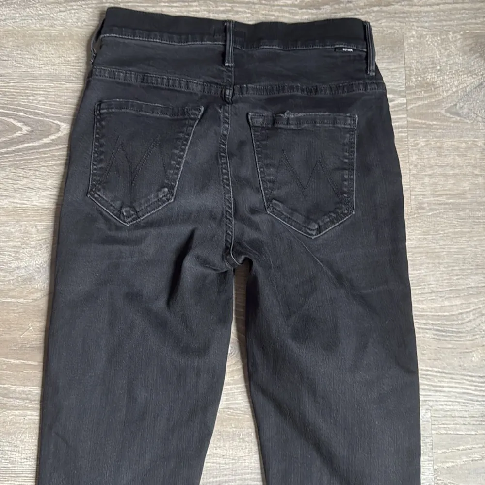 MOTHER INSIDER CROP STEP FRAY Not Guilty 25 Black - Image 11