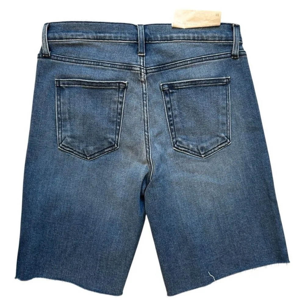 NWT Womens Just Black Denim Bermuda Jean Shorts in Medium Wash - Sz M - Image 4