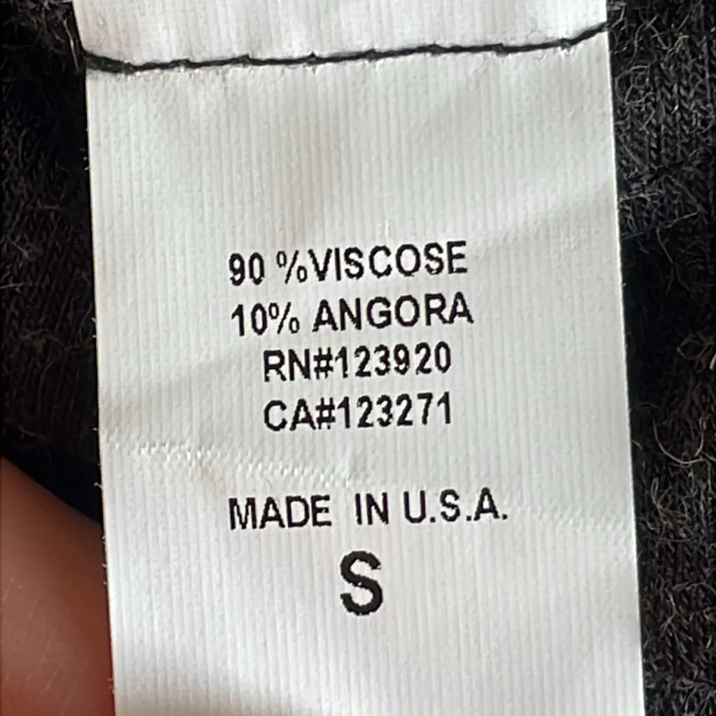 LAmade Angora Black Draped Women Top Gray - Image 6