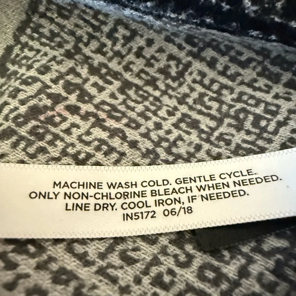 Talbots Paisley Scarf Abstract Blocks All-Over Print 100% Cotton Office Travel - Image 11