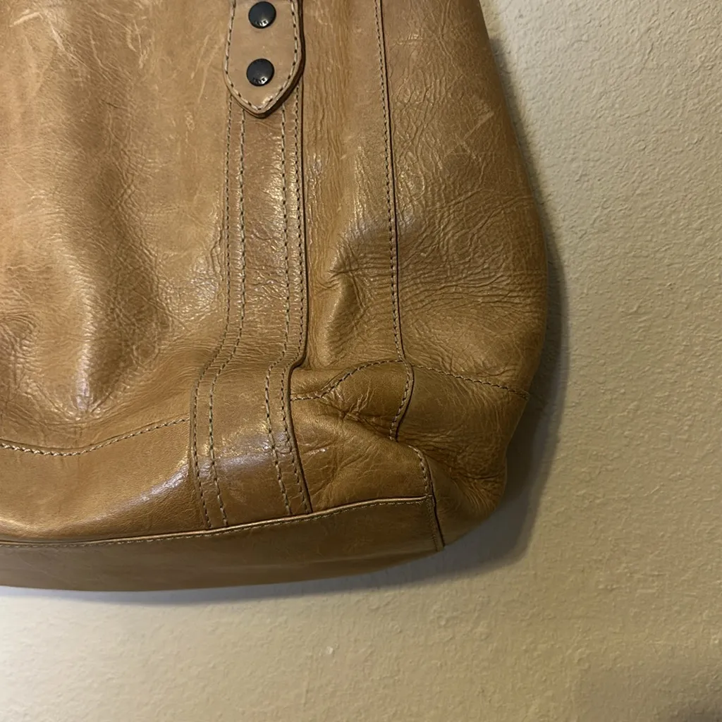 Frye Leather Melissa Tote‎ Tan - Image 9
