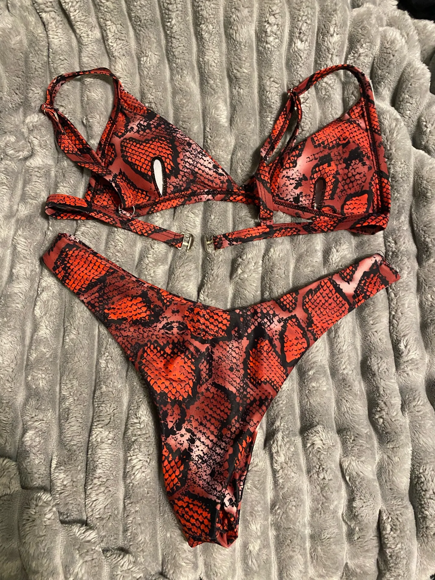 SheIn Snakeskin Bikini Set  - Image 2