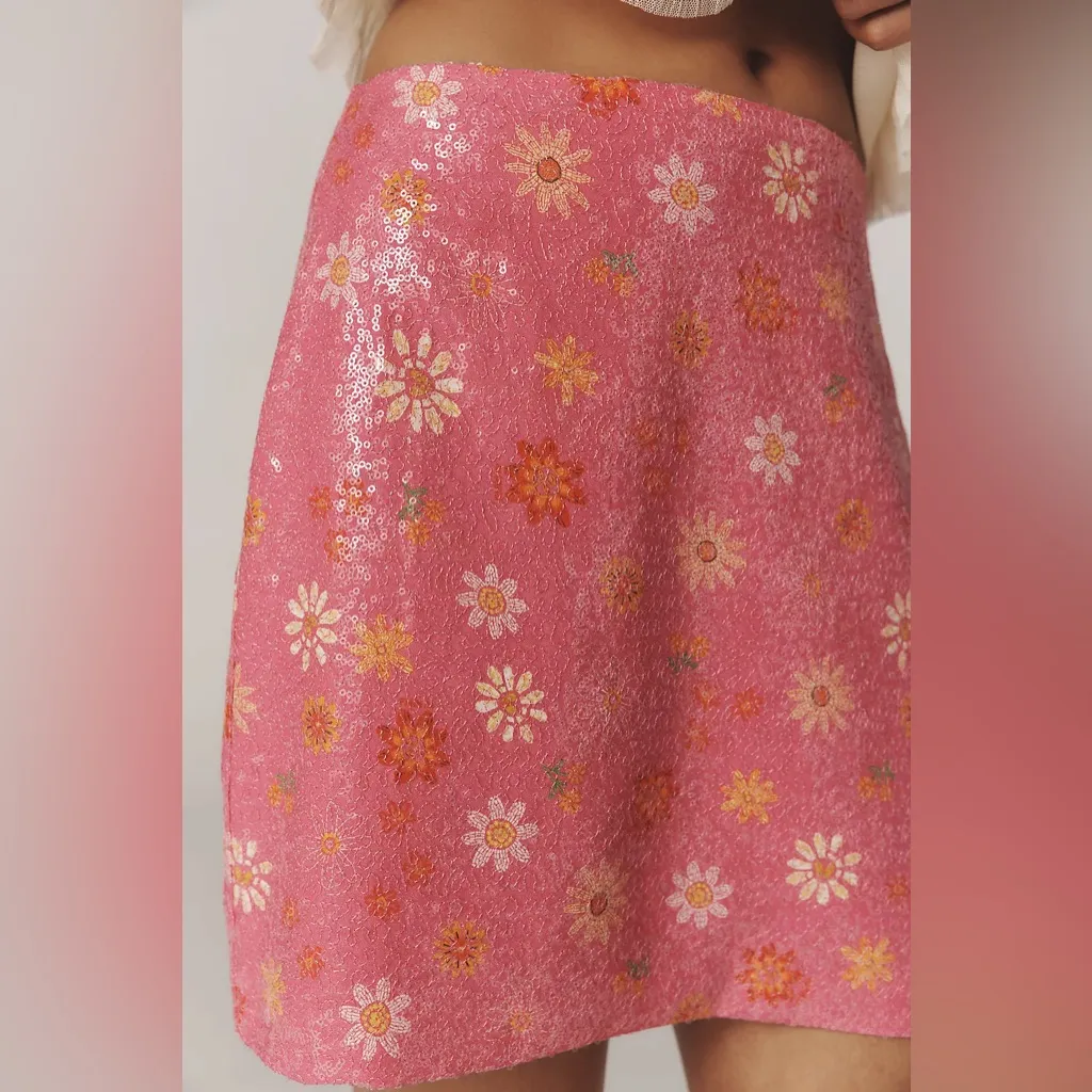Farm Rio Sequin Mini Skirt - Image 2